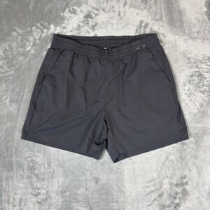Uniqlo AIRism Shorts Mens XL Black Lightweight Athletic Shorts Gym Stretch Gray